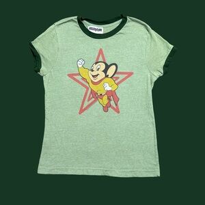 Vintage 00’s Mighty Mouse Ringer Tshirt